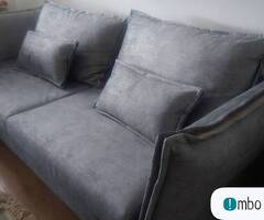 Luksusowa sofa, kanapa, rozkłada 3 os,firmy KENZO Tadao - 1